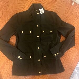 NWT J. Crew olive green jacket